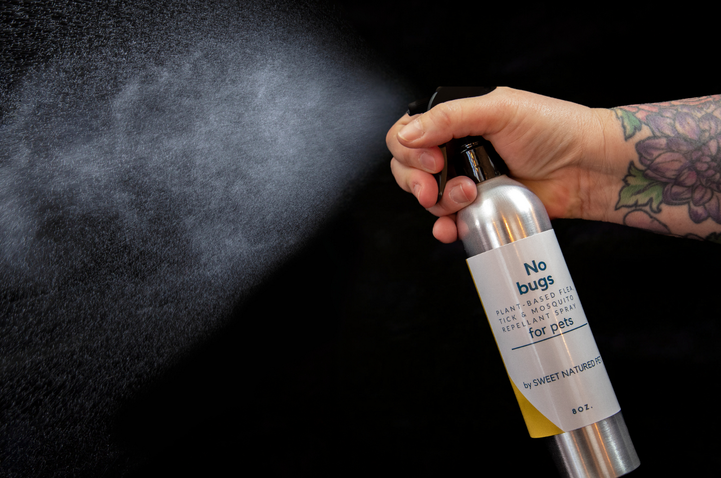 No Bugs! Flea, Tick & Mosquito Repellant Spray