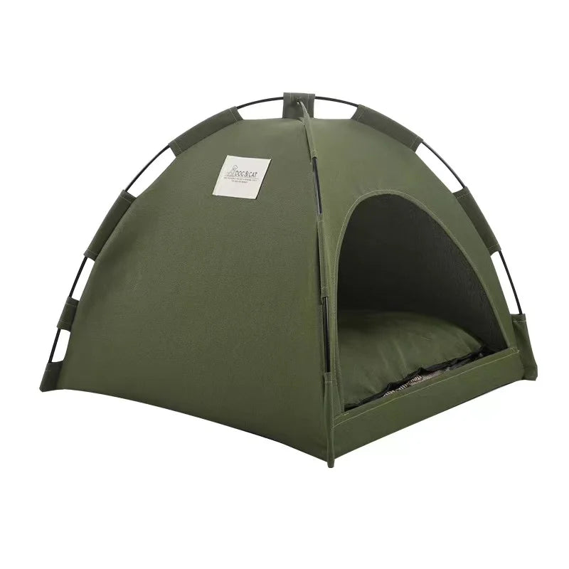 Cat Tent for Indoor Outdoor Cats, Kitten Bed,Cat Cave Bed,Warm Enclosed Covered Cat Tent,Outdoor Cave Bed House for Cats,Puppy or Pets( 15.8 X 15.8 X 13.8)