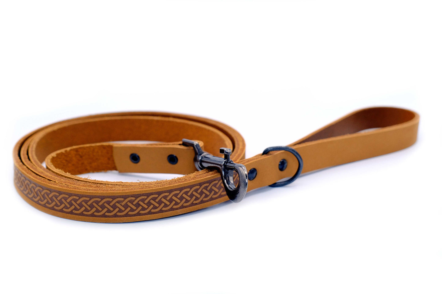 Celtic Sport Leather Collar and Leash Sets