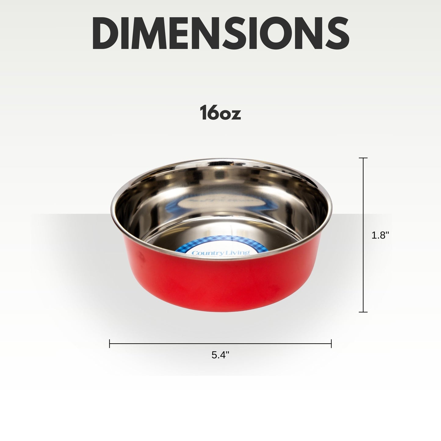 Set of 2 Heavy Gauge Stainless Steel Pet Bowls