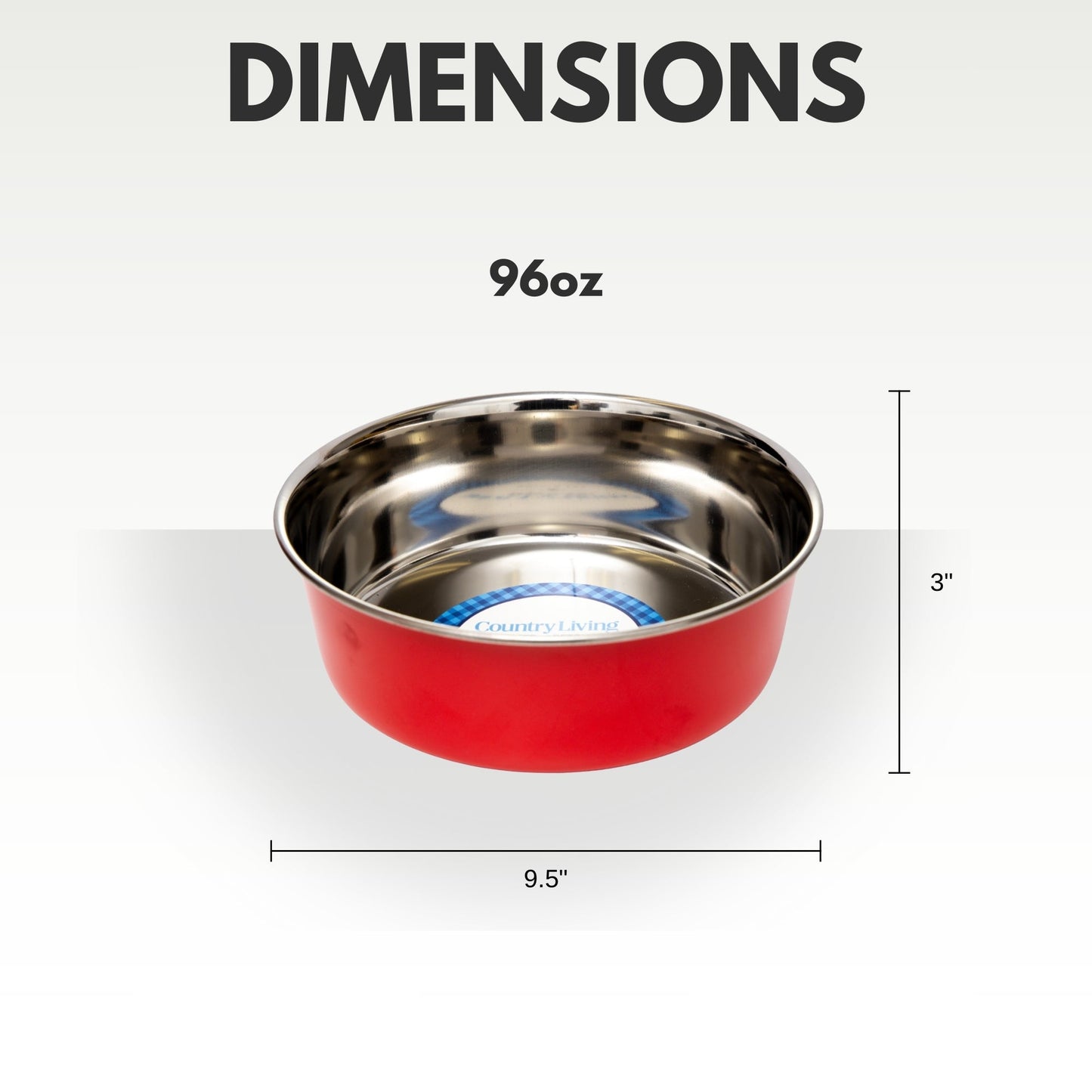 Set of 2 Heavy Gauge Stainless Steel Pet Bowls