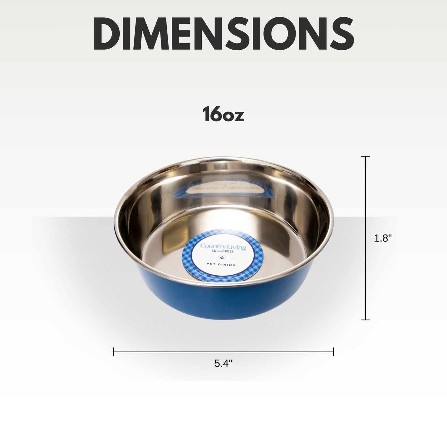 Set of 2 Heavy Gauge Stainless Steel Pet Bowls