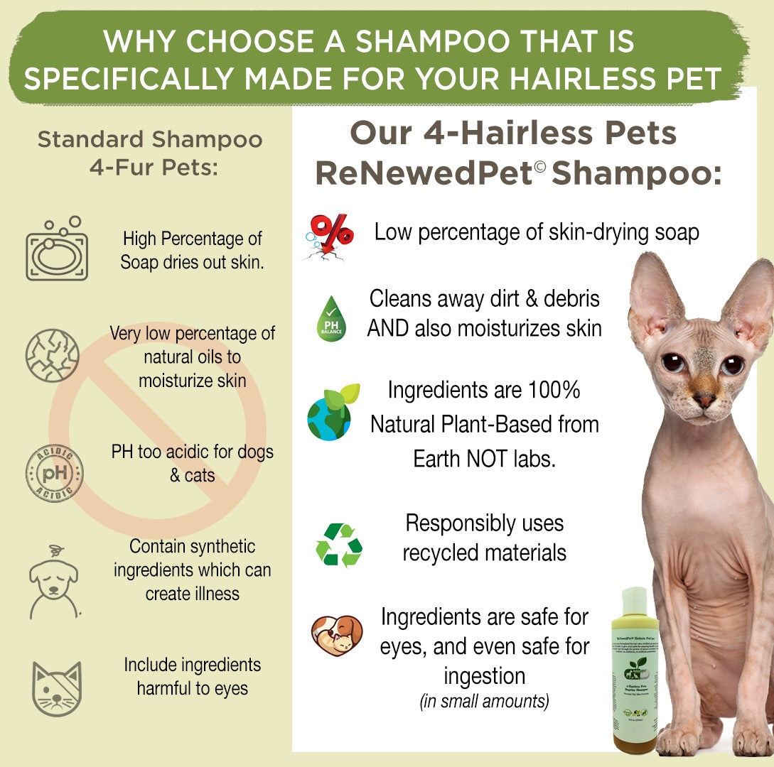 4-HAIRLESS PETS REGULAR SHAMPOO