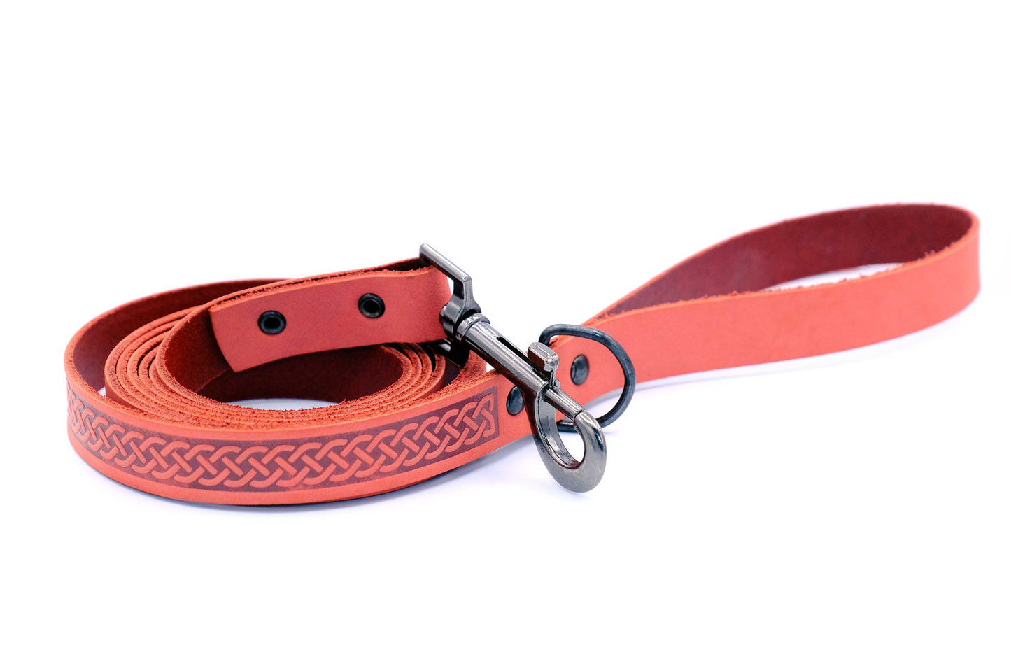 Celtic Sport Leather Collar and Leash Sets